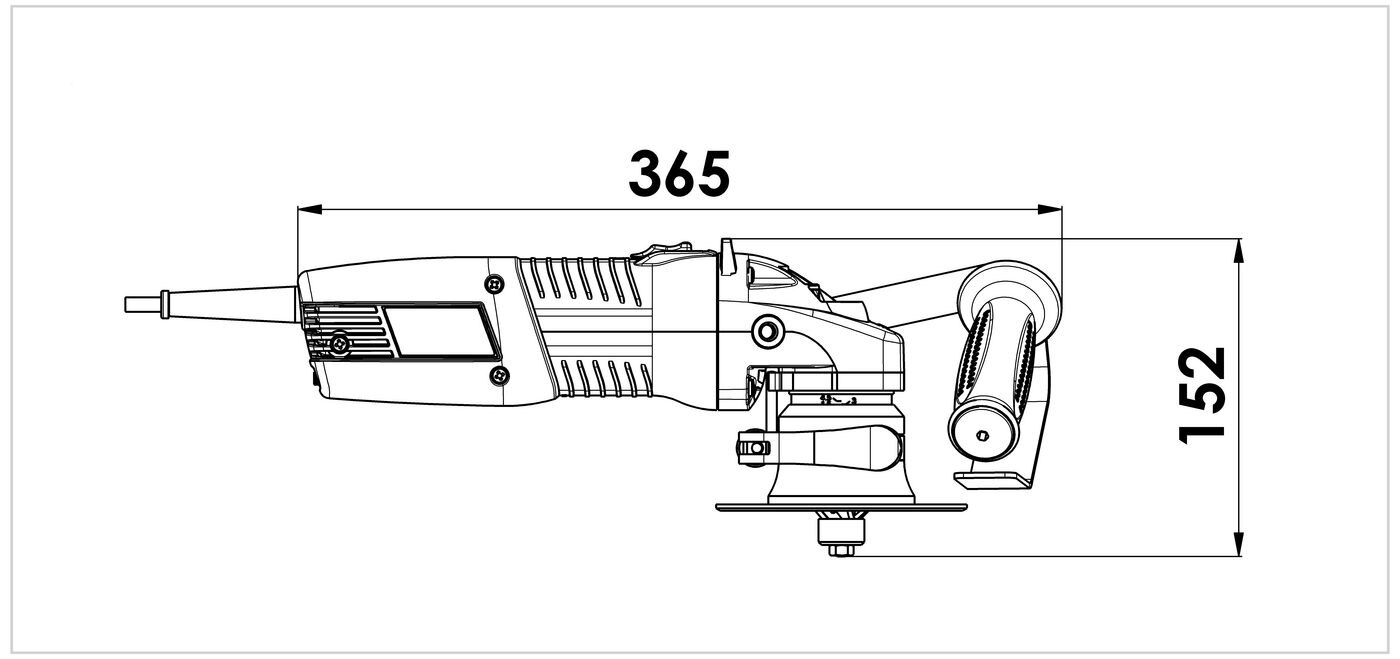 Dimensional drawing, TruTool TKA 500