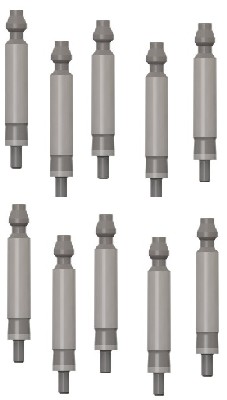 Punch High Speed for PN 130 Profile Nibblers - Pack of 10